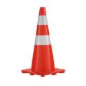 CONOS BASE NARANJA DE 28 PULGADAS